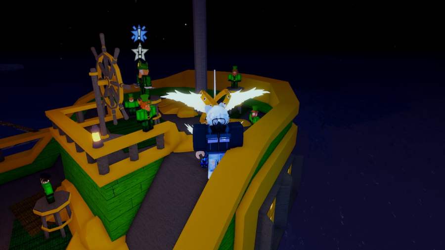 A player near the Clover Captain