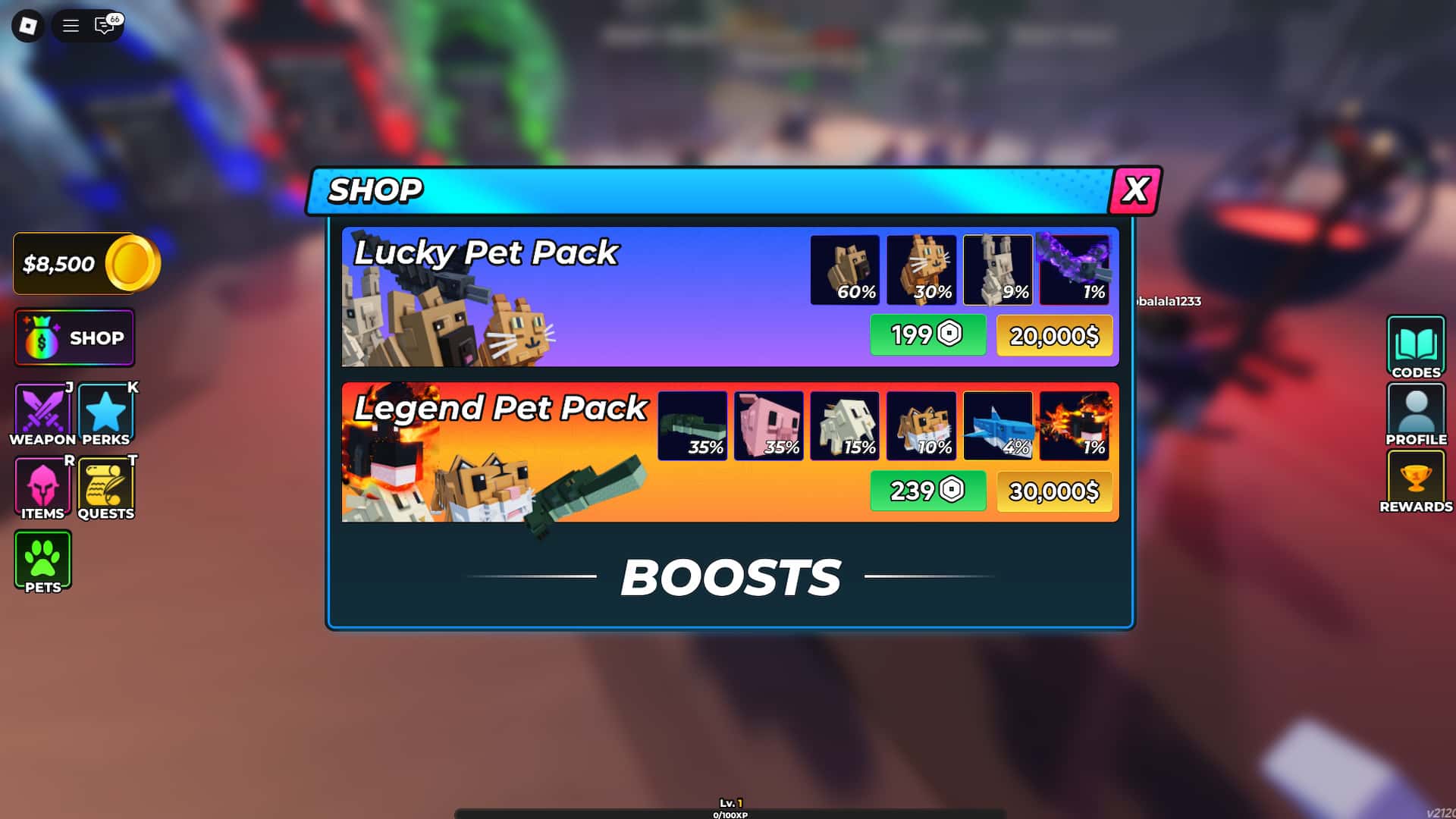 How to get and switch pets in Hunty Zombie Roblox experience