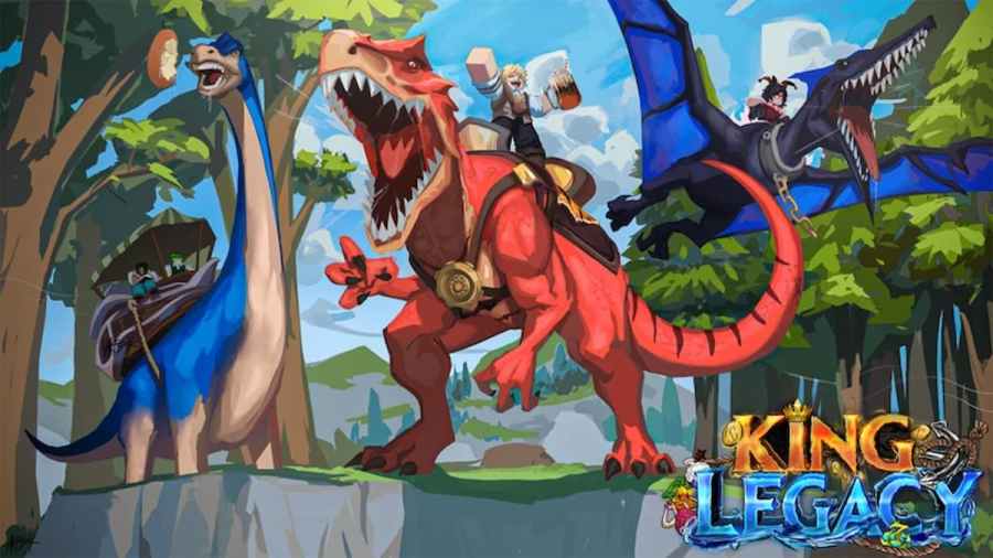 Dinosaurus and other new content in King Legacy update 10 patch notes