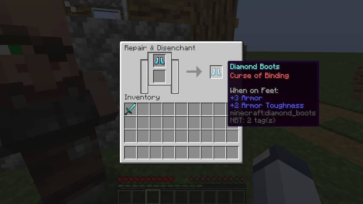 Disenchanting an item with the Curse of Vanishing or Curse of Binding will not remove the curse.
