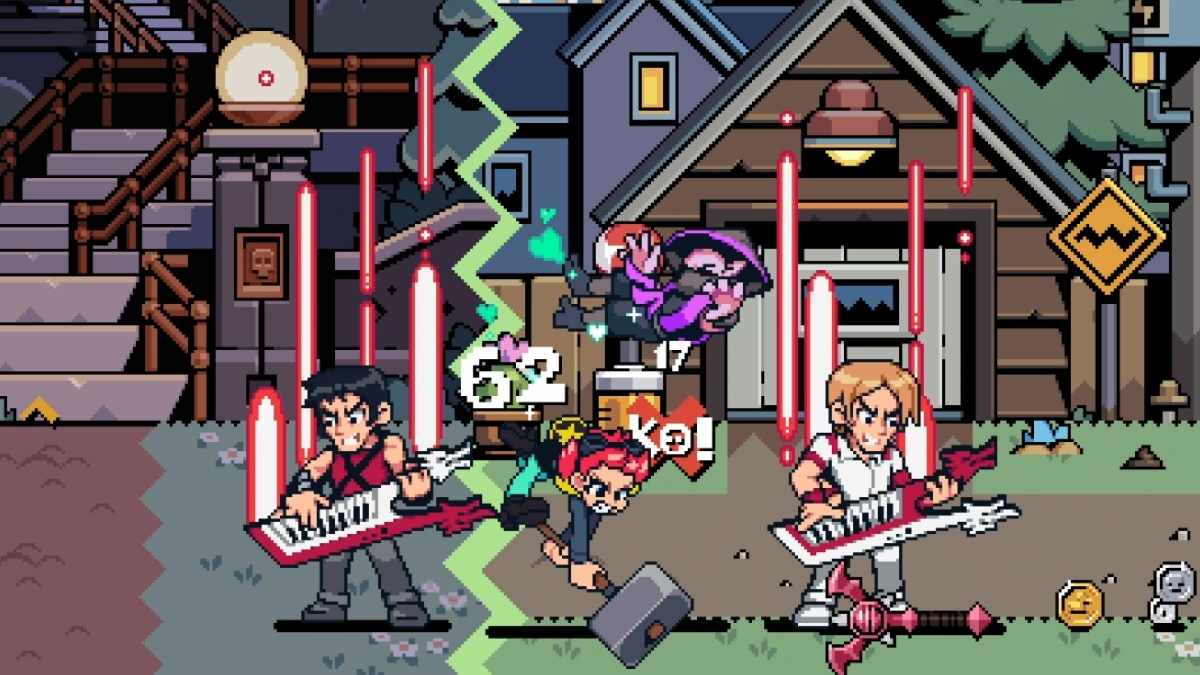 Fighting Kaptor in Scott Pilgrim EX