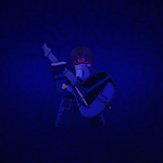 Guitar weapon in Hunty Zombie Roblox experience