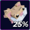 Hamster pet in the Hunty Zombie Roblox experience
